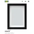 IKEA RÖDALM Рамка, черная, 13x18 см