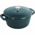 Кокот Staub круглый, 24 см, 4,25 л, морская волна (14522437)