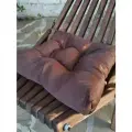 Набор подушек (валик + квадрат) для кресла кентукки / шезлонга, цвет шоколад