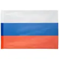 Флаг РФ 135х90 см, уличный, флажная сетка