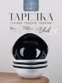 Тарелка суповая глубокая Black-White квадрат 6 штук 750 мл, салатники черные и белые
