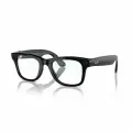 Умные очки Ray-Ban Wayfarer, оправа блестящий черный, линзы прозрачный, размер M