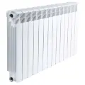 Радиатор биметаллический RIFAR Base 500 - 14 секций (подключение боковое, цвет белый)