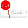 Комплект 7 шт, Память Smart Buy Crown 8GB, USB 2.0 Flash Drive, белый
