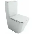 Унитаз-компакт Ceramicanova Cubic Торнадо с бачком, сиденье микролифт, белый, CN1803T