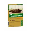 Адвантейдж® (Elanco) капли на холку от блох для котят и кошек до 4 кг - 4 пипетки