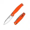 Нож складной Real Steel Huginn Orange G10, клинок VG-10, 9,3см