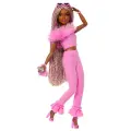 Кукла Mattel Barbie Deluxe Style в нежно-розовом комбинезоне HYV28, 29 см