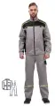 Костюм рабочий летний муж. л26-КПК сер/черн (р.56-58) 170-176