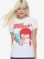 Футболка Dream Shirts Дэвид Боуи / Зигги Стардаст/ Женская, размер S, белый