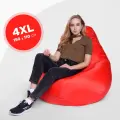 Кресло Мешок Красное Оксфорд 4XL комфортное, большое, мягкое, бескаркасное для балкона и лоджии, пуфик мешок на подарок для взрослых детей и подростков