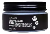 Маска Lebelage для лица JEJU VOLCANIC SUPER CLAY PORE MASK 2X, для очищения пор ,100 мл