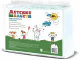 Детские шалости Пеленки одноразовые гигиенические с абсорбентом, 60х60 см, 40 шт в уп