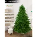Елка искусственная новогодняя литая 200 см, ель на Рождество в комнату, Империя Ёлок