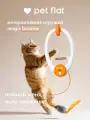 Интерактивная игрушка для кошек Pet Flat Magic Bounce с мышкой