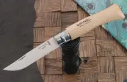 Нож Opinel №7, нержавеющая сталь, дерево, рукоять из бука, 000693