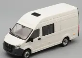 Масштабная модель автомобиля коллекционная ГАЗель Next A32R32 грузопассажирская, белый