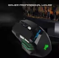 Игровая мышь Gaming Mouse LED, RGB подсветка, проводная, для правой руки, 3200 DPI