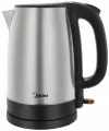 Чайник электрический Midea MK-8029, 1,7 л, 2200 Вт, съемный фильтр, индикация уровня воды, нержавеющая сталь