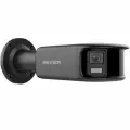Панорамная IP Видеокамера Hikvision DS-2CD2T87G2P-LSU/SL(4mm)(C) Черный (8 Мп, Стробоскоп, ColorVu, Acusense, Микрофон, Динамик)