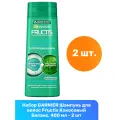 GARNIER Шампунь для волос Fructis Кокосовый Баланс, 400 мл - 2 шт