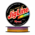 Шнур JigLine Multicolor 0,18 мм, 14,0 кг, 100 (5 цветов)