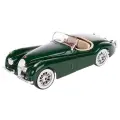 Машинка металлическая Bburago #18-22018, Jaguar XK 120 Roadster, 1:24, Green