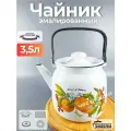 Чайник эмалированный Фруктовая фантазия для плиты 3,5 литра