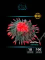 Гирлянда уличная нить 10 м, цвет Красный, 100 LED, белый каучуковый провод, мерцающий диод, Winner light
