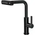 Смеситель для кухни Rush с выдвижной лейкой Tinos (TI3732-18Black)