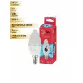 (10 шт.) Светодиодная лампочка ЭРА ECO свеча B35 E14 6W(480lm) 4000K 4K 110x37 B35-6w-840-E14 7060 Нейтральный белый. Цоколь E14