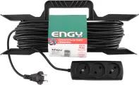 Удлинитель электрический на рамке Engy Премиум, 15 метров 3 розетки