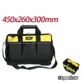 Сумка для инструментов с жестким пластиковым дном Deli DL586121 (450х260х240мм, 12 карманов, ткань Oxford 600D)