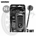 Дротики для дартс профессиональные Winmau Blackout 26 г, вольфрам (1759)
