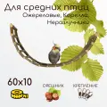 Лесенка деревянная для попугаев и птиц 60х10 см