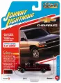 Johnny Lightning 2002 Chevrolet Silverado Dark Red Metallic (серия Classic Gold, JLSP281B) - коллекционная машинка