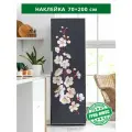 Наклейка на холодильник Весенние цветы 70х200 см антивандальная для декора мебели и других поверхностей