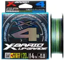 Плетеный шнур YGK X-BRAID UPGRADE PE X4 3Color 120m #0.8 (14lb/6.4кг/0.148mm)