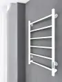 Полотенцесушитель электрический Тругор 800мм 400мм форма лесенка , белый матовый