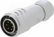 Вилка WEIPU SF1210/P6I Вилка папа SF12 PIN 6 IP67 4-6,5мм 5А пайка на провод 125В 1шт