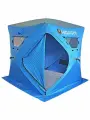 Палатка HIGASHI Comfort Pro, зимняя, трехслойная, для рыбалки, синий/серый, 15 кг