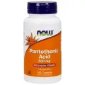 Pantothenic Acid капс., 500 мг, 200 мл, 100 г, 100 шт., 1 уп.
