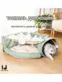 Домик тоннель для кошки/Мягкий и складной/Длина туннеля 126 см