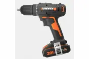Аккумуляторная дрель-шуруповерт WORX WX108 45Нм, 20В, 2Ач x2, ЗУ 2А, кейс