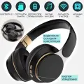 Беспроводные Bluetooth полноразмерные большие складные наушники с микрофоном