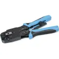 Cabeus Монтажный инструмент HT-2008AR Инструмент обжимной для RJ-45 8р8с , RJ-11 12 6р6с, 6р4с, 6р2с , 4р4с, 4р2с, профессиональный, с храповым