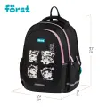 Рюкзак Först F-Cute Lovely Kittens 37*29*17см, 3 отделения, 2 кармана, анатомическая спинка