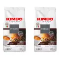 Кофе в зернах Кимбо Aroma Intenso 1кг, арабика, робуста, 2 упаковки