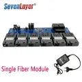 Волоконно-оптический медиаконвертер Sevenlayer 10/100M 2 RJ45 6 SC 20KM 3A3B fiber and power