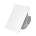 Вытяжной тонкий вентилятор SlimVent МV 100, пластик квадрат белый глянцевый